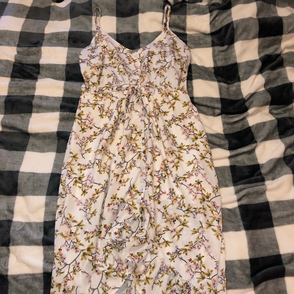 Charlotte Russe high-low floral pattern dress